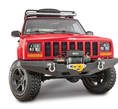 smittybilt  xrc multi optional design mod front bumper    jeep cherokee xj