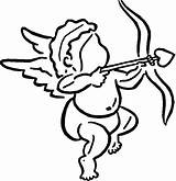 Cupid Coloring Pages Clipart Drawing Printable Valentines Line Choice Makes Easy Cliparts Template Color Choices Clip Adults Kelsos Supercoloring Cute sketch template
