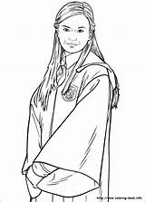 Coloring Pages Ginny Weasley Harry Potter Getdrawings sketch template