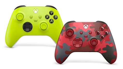 Xboxs Bold New Series X S Controller Colours Are Electric Volt And