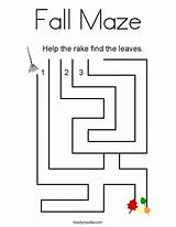 Coloring Fall Maze Print Favorites Login Add Twistynoodle sketch template