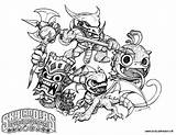 Skylanders Coloring Pages Skylander Spyro Drawing Color Colouring Magic Print Kids Printable Life Element Popfizz Slash Characters Incredible Save Speed sketch template