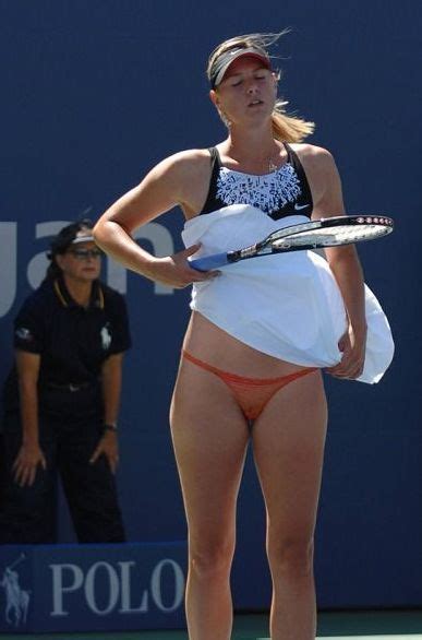 Famous Tennis Wardrobe Malfunctions Maria Sharapova Beautiful