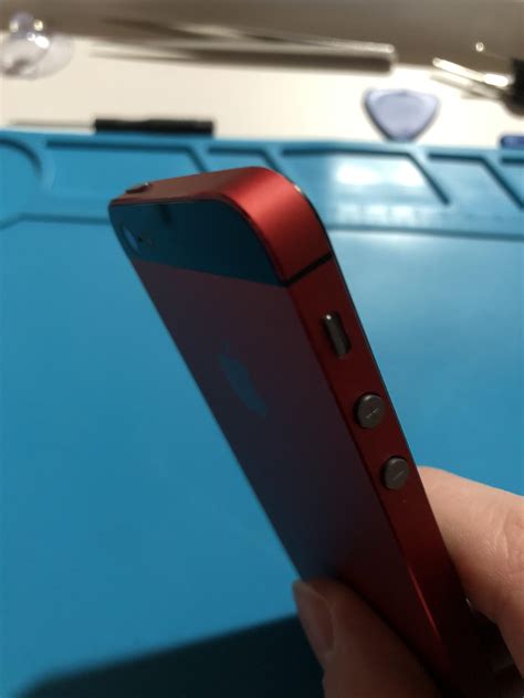 iphone   april today  changed  red buttons buttons   custom red case