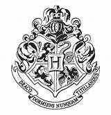 Hogwarts Gryffindor Crests Dot Nicepng Badges Getdrawings Poudlard école Templeman Erica sketch template