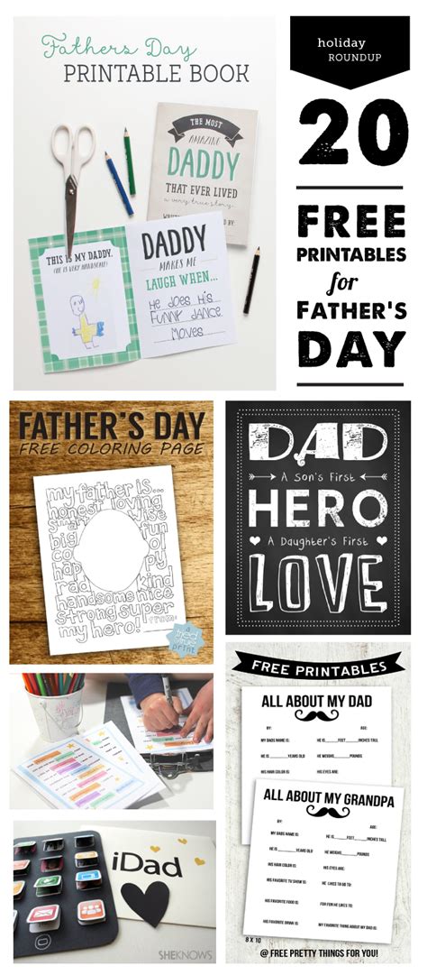 fabulous fathers day printables modern parents messy kids