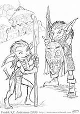 Andersson Fredrik Elfwood Scifi Goblins Goblin sketch template