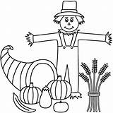 Scarecrow Coloringhome Bigactivities sketch template