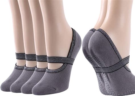 yoga pilates grip socks randy sunwomens gift exercise sock  ballet barre  slipwith