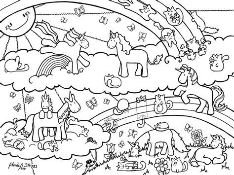 christmas unicorn coloring pages