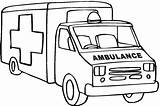 Ambulance Clipart Coloring Pages Truck Cartoon Printable Outline Fire Drawing Cliparts Color Line Lifted Print Template Colouring Kids Clip Getcolorings sketch template