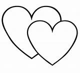 Coloring Pages Heart Library Clipart sketch template