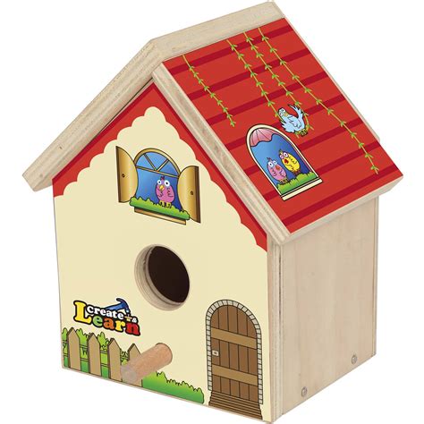 create learn build  bird house kids project kit model  walmartcom