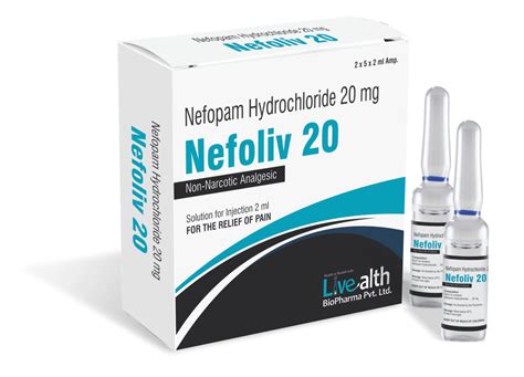 livealth nefopam hcl injection  mg prescription treatment recovery  surgery id