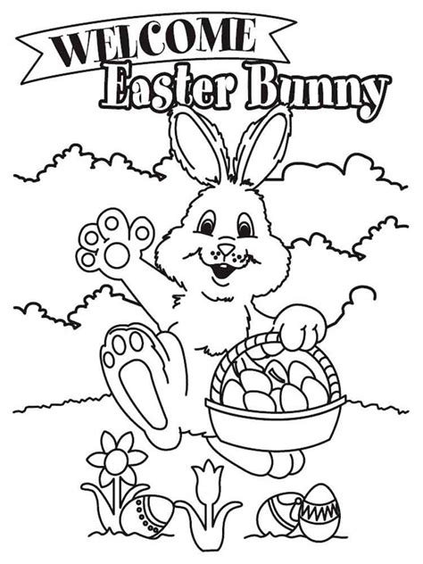 easter coloring pages  printable easter coloring pages