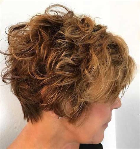 Stylish Curly Hairstyles For Short Haired Ladies The