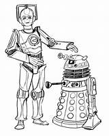 Dr Vs Who Star Dalek K9 Wars Drawing Getdrawings Building sketch template