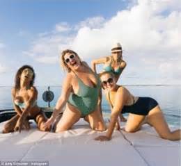 Amy Schumer Gathers Gal Pals For Playful Swimsuit Snap On A Yacht