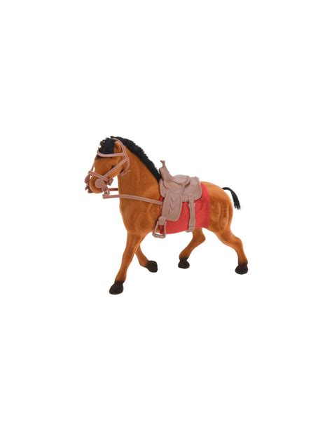 paard met zadel  cm bruin  kopen speelgoedfamilienl