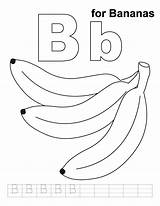 Bananas Handwriting Worksheets Bestcoloringpages sketch template