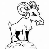 Goat Colorluna Goats sketch template