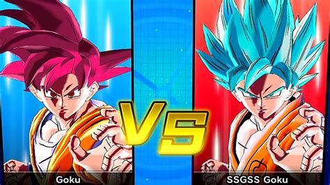 Dragon Ball Xenoverse Ssg Goku Vs Ssgss Goku Gameplay