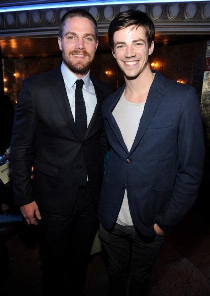 Grant Gustin Arrows And Stephen Amell On Pinterest