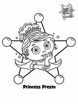 Coloring Presto Princess Superwhy Frame Coloringsky sketch template