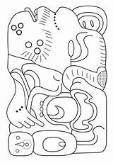 Mayan Colorare Glyph Totem Ottiche Illusioni Glyphs Photograph Designlooter Supercoloring Disegno Glifo Kidsuki Depicting Rituals Artifacts Priests Civilization Mesoamerican Masks sketch template