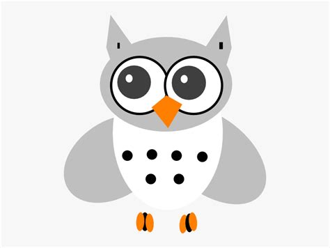 snowy owl cartoon transparent background  transparent clipart