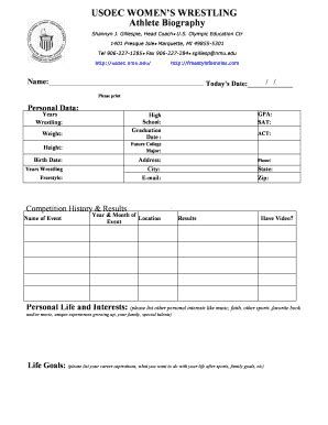 army biography template hq template documents