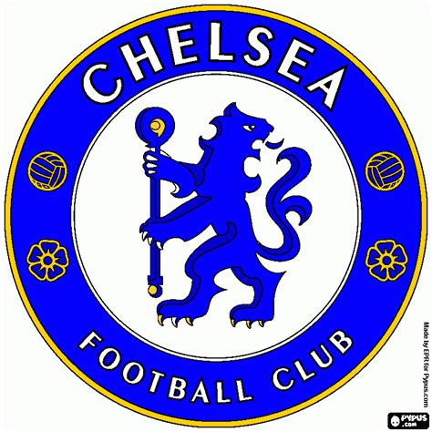 chelsea fc coloring page printable chelsea fc