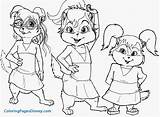 Alvin Chipmunks Coloring Pages Chipettes Halloween Kids Town Drawing Printable Getdrawings Brittany Color Print Character Getcolorings Ages Years Old Pdf sketch template