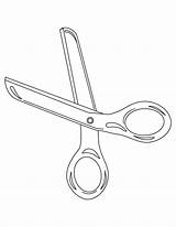 Scissors Coloring Pages Scissor Drawing Kids Comb Getdrawings Outline Searches Recent sketch template