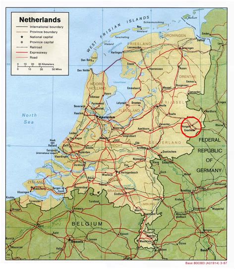 enschede haritasi hollanda