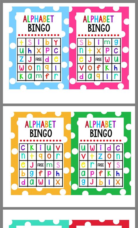 alphabet bingo printable printable templates
