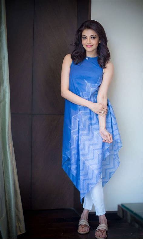 image result for kajal agarwal blue fimes summer dresses fashion