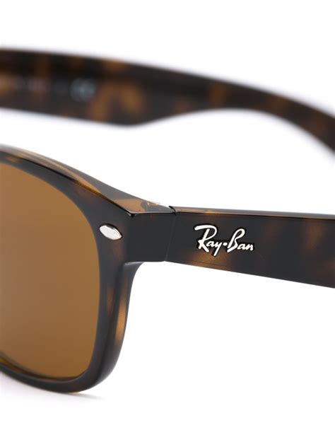 ray ban new wayfarer sunglasses in black for men lyst
