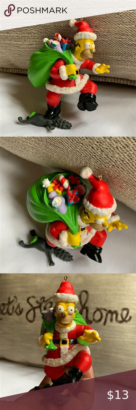 carlton cards homer simpson christmas ornament  christmas ornaments homer simpson carlton