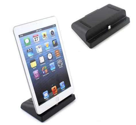 desktop dock station dock charger charging stand phone holder cradle  ipad mini