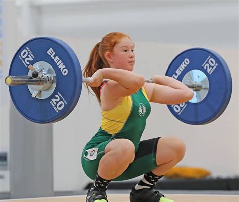 Weightlifters Maddison Power Australian Olympic Committee