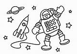 Astronauta Astronaut Colorare Astronaute Clipart Coloriages Luna Astronautas Disegni Espacio Astronautes Espace Tierra sketch template
