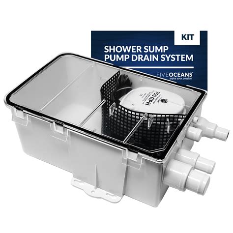 shower sump system pump gph   oceans fo   ebay