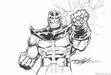 Thanos Neal Thor Bettercoloring Ultron sketch template