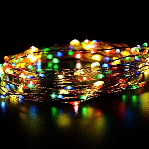 luckled outdoor solar powered string lights  led multi color fairy