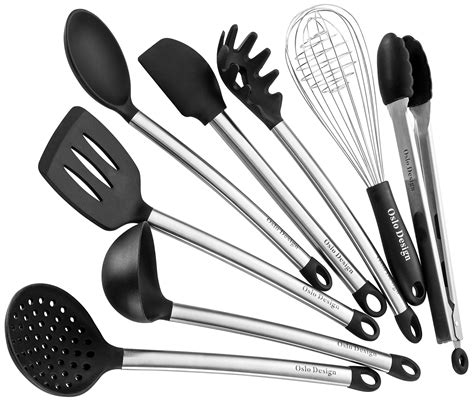 kitchen utensils  piece cooking utensil set   nonstick