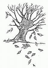 Coloring Trees Pages sketch template