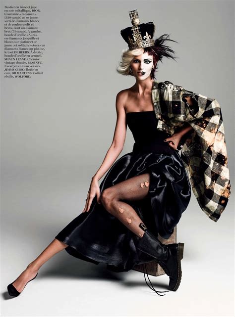 We Don T Vogue God Save The Queen Anja Rubik For Vogue