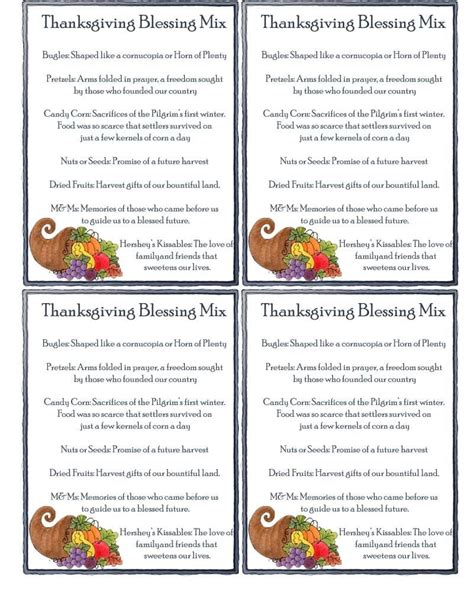 thanksgiving blessing mix