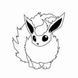Flareon Kleurplaat Kleurplaten Pokémon sketch template